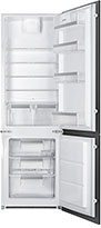 Встраиваемый двухкамерный холодильник Smeg C81721F