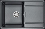 Кухонная мойка Granula GR- 7804 кварцевая, оборачиваемая 780*500 мм шварц кухонная мойка и смеситель granula gr 7802 gr 2015 шварц