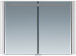 фото Зеркальный шкаф am.pm sensation 100 см с подсветкой серый шелк глянцевая (m30mcx1001fg)