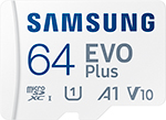 Карта памяти Samsung microSDHC EVO 64Gb SD adapter - фото 1