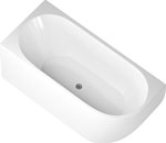 фото Акриловая ванна aquanet family elegant a 180x80 3805n matt finish белый (3805-n-mw)