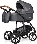 

Коляска детская Riko BELLA LIFE (3 в 1) (RIKO BASIC) 06 Anthracite (графит)