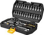 Набор инструментов для автомобиля Deko DKMT57 в чемодане (57 предметов) 065-0326 набор инструмента deko dkmt57 трещотки с торцевыми головками и битами 57 предметов