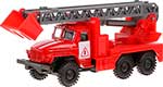 Грузовик  Пламенный мотор металлический инерционный Пожарная машина подвижные элементы 870832 fayee 1 12 rc 6wd 2 4 ггц военный грузовик