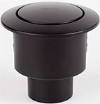 Кнопка слива  Iddis для арматуры, 1-ур., 38 мм, черный матовый (92038MB1AR)