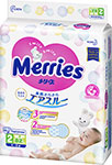 

Подгузники Merries размер 2 (S) 4-8 кг 82 шт