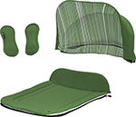 

Капор и накидка Seed Papilio Carry Cot Garden Green 92267