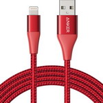 

Кабель ANKER Powerline+ II with lightning connector 1.8 м. красный