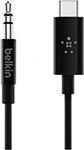 

Кабель Belkin, USB-C/Jack 3.5 папа 1 6 м черный (F7U079bt06-BLK)