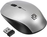 Беспроводная мышь Oklick 565MW glossy черный/серебристый оптическая (1000dpi) беспроводная USB (3but)
