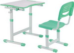 Комплект парта + стул трансформеры FunDesk PICCOLINO II Green, 515967