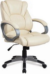 Кресло Brabix ''Eldorado EX-504'', экокожа, бежевое, 531167 кресло офисное brabix enter ex 511 экокожа коричневое 531163