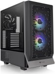 Компьютерный корпус Thermaltake CA-1Y2-00M1WN-00 Ceres 300 TG ARGB черный без БП ATX 3x140mm 2xUSB3.0 1xUSB3.1 audio bott PSU