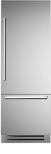 фото Встраиваемый двухкамерный холодильник bertazzoni ref755bbrxtt