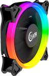 Вентилятор для корпуса Powercase PF1-3+4 5 color LED 120mm OEM