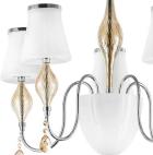 

Люстра подвесная Lightstar Escica (806050), Белый/хром/коньяк