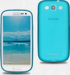 Чехол (клип-кейс) Yoobao Glow Protect Case для Samsung Galaxy S3 i 9300 голубой чехол на samsung galaxy s22 с защитой камеры голубой с блесткой