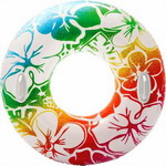 Надувной круг Intex Прозрачный с ручками надувной круг для плавания ecos