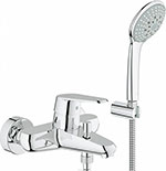 

Смеситель для ванны с душевым гарнитуром Euphoria Grohe Eurodisc Cosmopolitan 33395002 хром