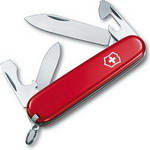 

Нож перочинный Victorinox Recruit 84 мм 10 функций красный