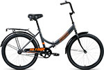 

Велосипед Altair CITY 24 16'' серый/оранжевый 24'' 1 ск. RBKT0YN41003