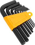Набор шестигранных ключей Deko DKHT09 (1,5-10 мм, 9 предметов) черно-желтый набор масляной пастели mungyo 48 цв шестигранная пласт кейс