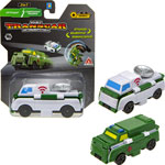 Машинка 1 Toy Авторадар Transcar Double: – Санитарная машина, 8 см, блистер машинка 1 toy transcar double погрузчик – пожарная машина 8 см блистер