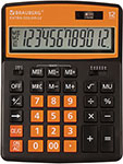 Калькулятор настольный Brauberg EXTRA COLOR-12-BKRG ЧЕРНО-ОРАНЖЕВЫЙ, 250478 бумага для пастели clairefontaine etival color 50x65 см 160 г оранжевый