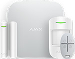 Комплект смарт-сигнализации Ajax с Hub Plus StarterKit plus white