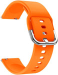 Ремешок для смарт-часов Red Line универсальный силиконовый, 22 mm, оранжевый универсальный силиконовый ремешок для huawei band 6 7 8 оранжевый