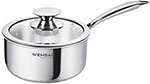 

Ковш с крышкой Vensal Le Chef трехслойный из нержавеющей стали 2,2л (18см) VS1531