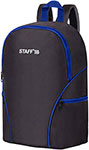 Рюкзак Staff TRIP универсальный, 2 кармана, черный с синими деталями, 40x27x15,5 см, 270786 рюкзак staff trip универсальный 2 кармана с синими деталями 40x27x15 5 см 270786
