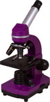 Микроскоп Bresser Junior Biolux SEL 40–1600x, фиолетовый (74321) телескоп bresser junior 40 400 az