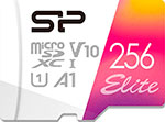 Карта памяти Silicon Power microSDXC 256Gb Class10 SP256GBSTXBV1V20SP Elite adapter