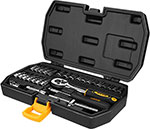 Набор инструментов для автомобиля Deko TZ29 в чемодане (29 предметов) 065-0325 молоток пневматический deko dkpt04 set 3 в чемодане с набором 8 предметов