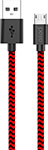 Дата-кабель Pero DC-04 micro-USB 2А 2м Red-black