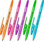 Ручка шариковая Brauberg ULTRA NEON, синяя, 50 шт, 0,35 мм (880399) ручка шариковая brauberg i stick синяя комплект 50 штук линия 0 35 мм 880154