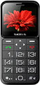 Мобильный телефон teXet TM-В226 черный/красный телефон texet tm 404 красный