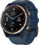 Спортивные часы Garmin Quatix 7 Sapphire Solar Ti w/ Titan Band (010-02582-61)