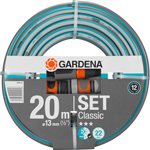 Шланг садовый Gardena Classic 13 мм (1/2'') 20 м: комплект 18004-20