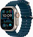 фото Смарт-часы apple watch ultra 2 (a2987) 49мм, титан, ocean band синий, o/s (mrf73za/a)