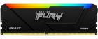 

Оперативная память Kingston DDR4 32GB 2666MHz FURY Beast RGB Black (KF426C16BB2A/32), Черный
