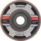 

Круг лепестковый торцевой Patriot EXPERT 115 мм, 22.23 мм, P120, цирконий