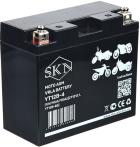 Аккумулятор стартерный для мототехники SKN YT12B-4 (12V/10Ah/155A) [CT 1212.1 YT12B-BS]