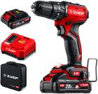 Дрель-шуруповерт ударная бесщеточная Зубр 20 В 45 Нм 2 АКБ LMS 2 Ач сумка ДБУ-45-22 12470₽