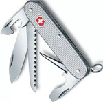 

Нож перочинный Victorinox Farmer 93 мм 9 функций алюминиевая рукоять серебристый
