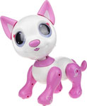 Робо-котенок 1 Toy Robo Pets Робо- котёнок бел-розовый, свет, звук эффекты, 3* ААА бат ( не входят), коробка с окном 24