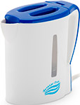 Чайник электрический Великие реки Мая-1 бело-синий чайник электрический pioneer ke820g 1 7 л серебристый прозрачный синий