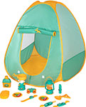 фото Детская игровая палатка givito g209-013 ''набор туриста'' с набором для пикника 19 предметов