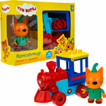 

Конструктор 1 Toy Конструктор 1toy Три Кота бол. детали « Компот и паровозик»